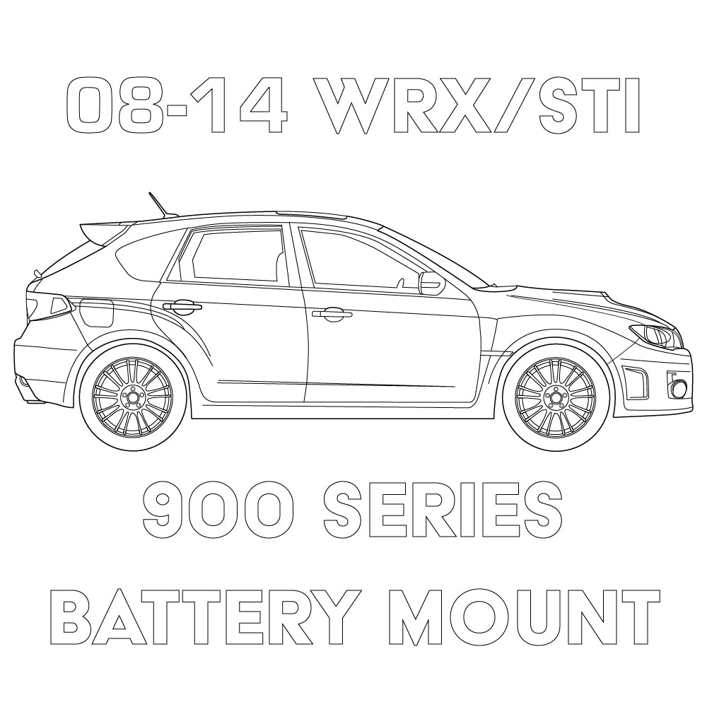 2008-2014 Subaru WRX/STI 900 Series Battery Mount