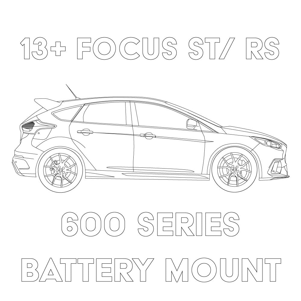 MeLe BM0615-02-TB Battery Box Ford Focus RS and ST - Achtuning