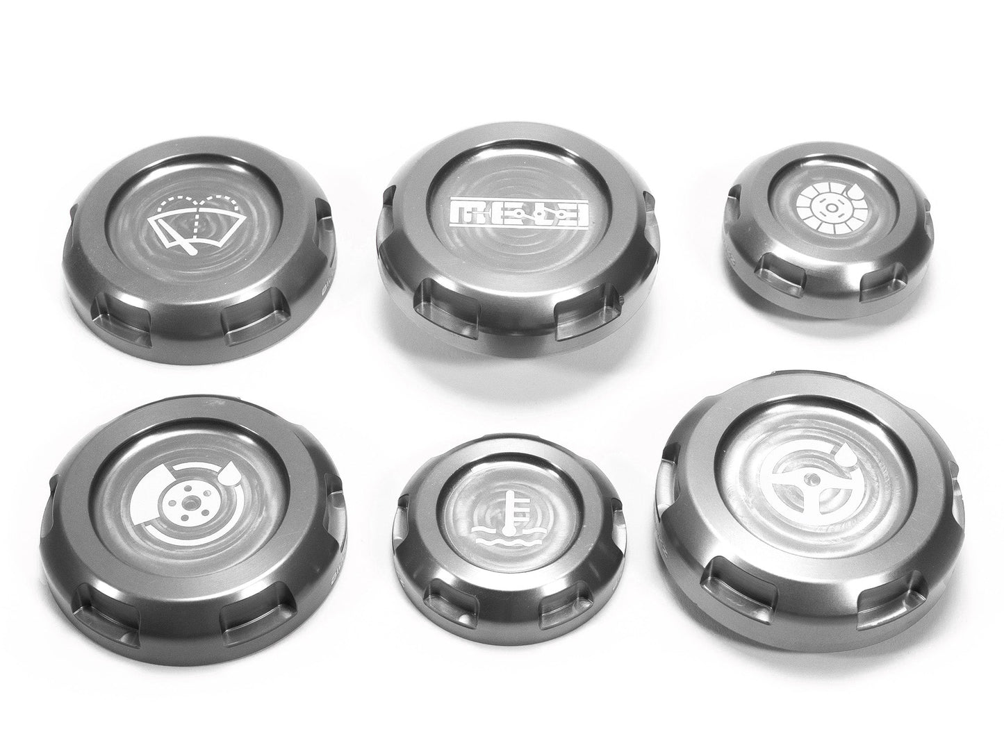 MeLe x Billetworkz Subaru Engine Bay Cap Set For 2005-2009 Legacy GT
