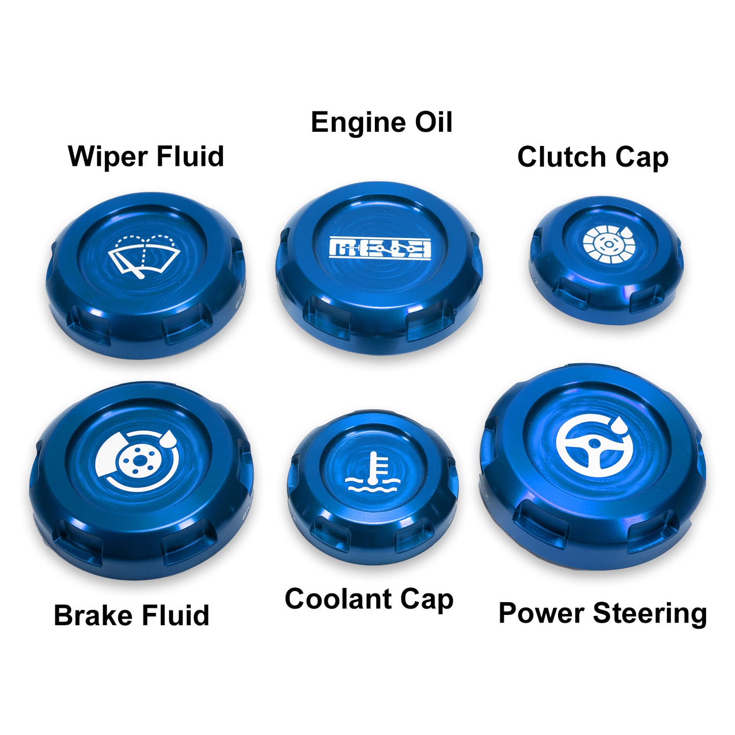 MeLe x Billetworkz Subaru Engine Bay Cap Set For 2002-2007 WRX/STI