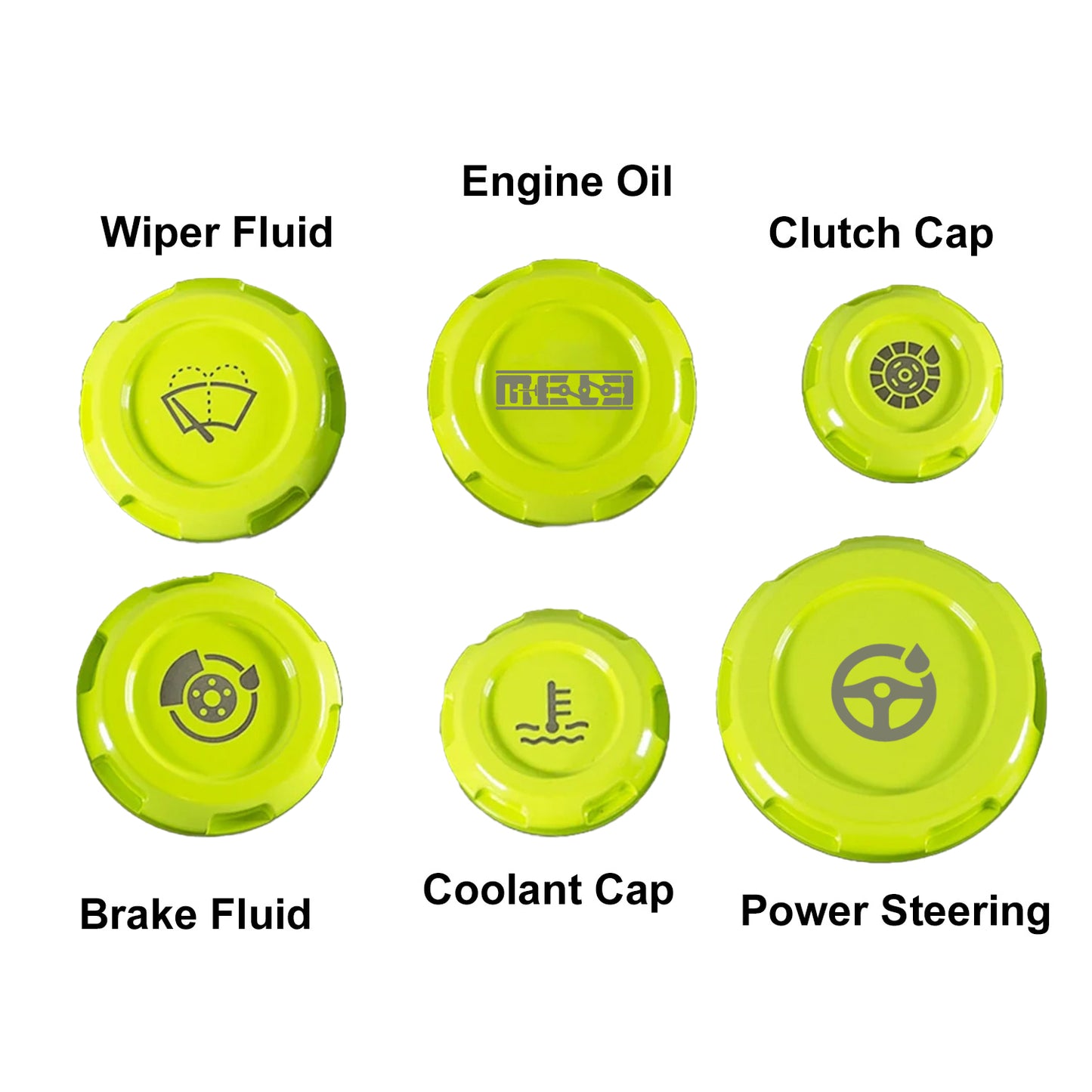MeLe x Billetworkz Subaru Engine Bay Cap Set For 2002-2007 WRX/STI