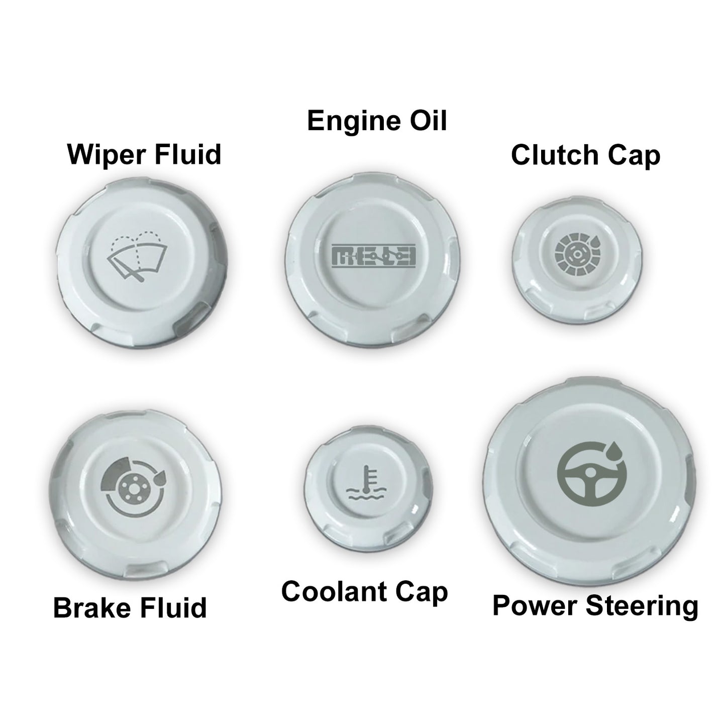 MeLe x Billetworkz Subaru Engine Bay Cap Set For 2002-2007 WRX/STI