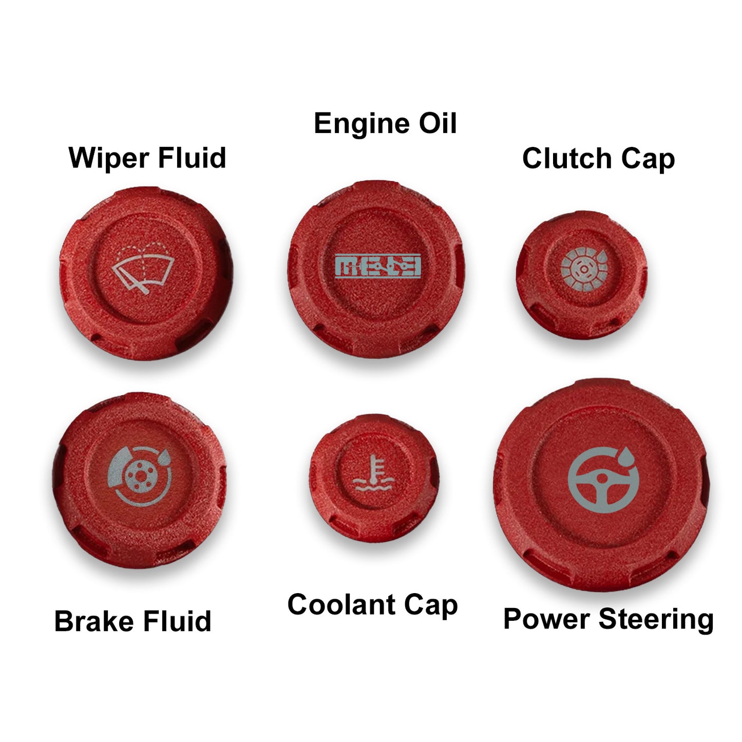 MeLe x Billetworkz Subaru Engine Bay Cap Set For 2002-2007 WRX/STI