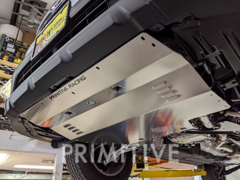 installed image front skid plate 22-23 outback wilderness