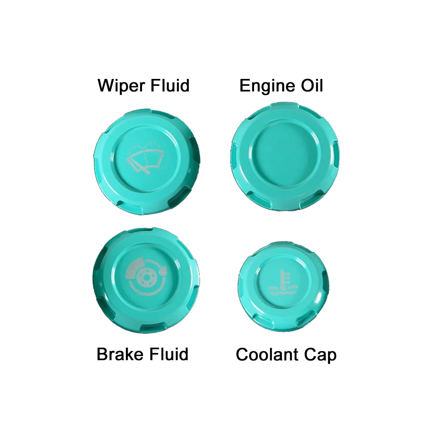 MeLe x Billetworkz Subaru Engine Bay Cap Set For 2012+ Impreza