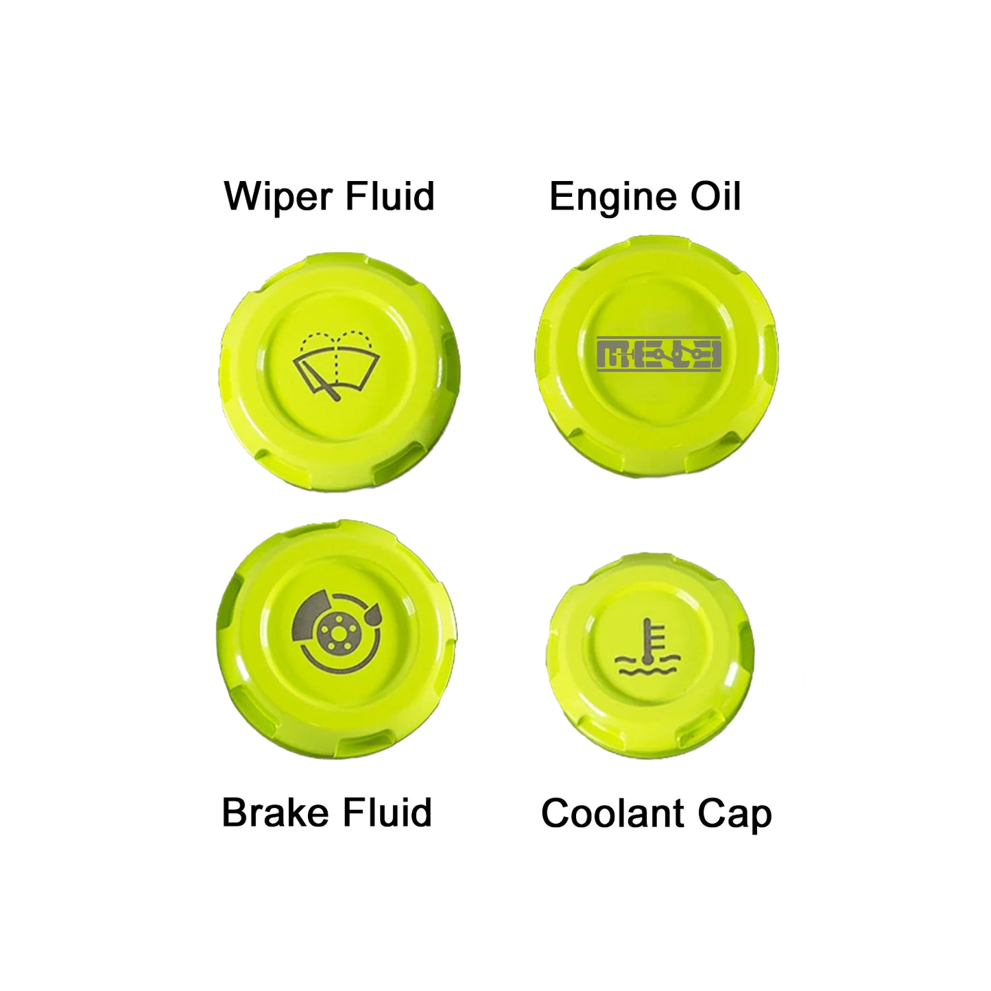 MeLe x Billetworkz Subaru Engine Bay Cap Set For 2012+ Impreza