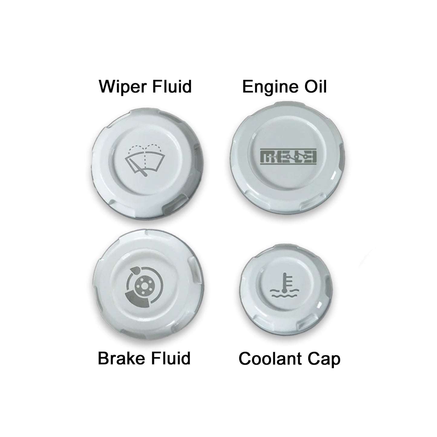 MeLe x Billetworkz Subaru Engine Bay Cap Set For 2012+ Impreza