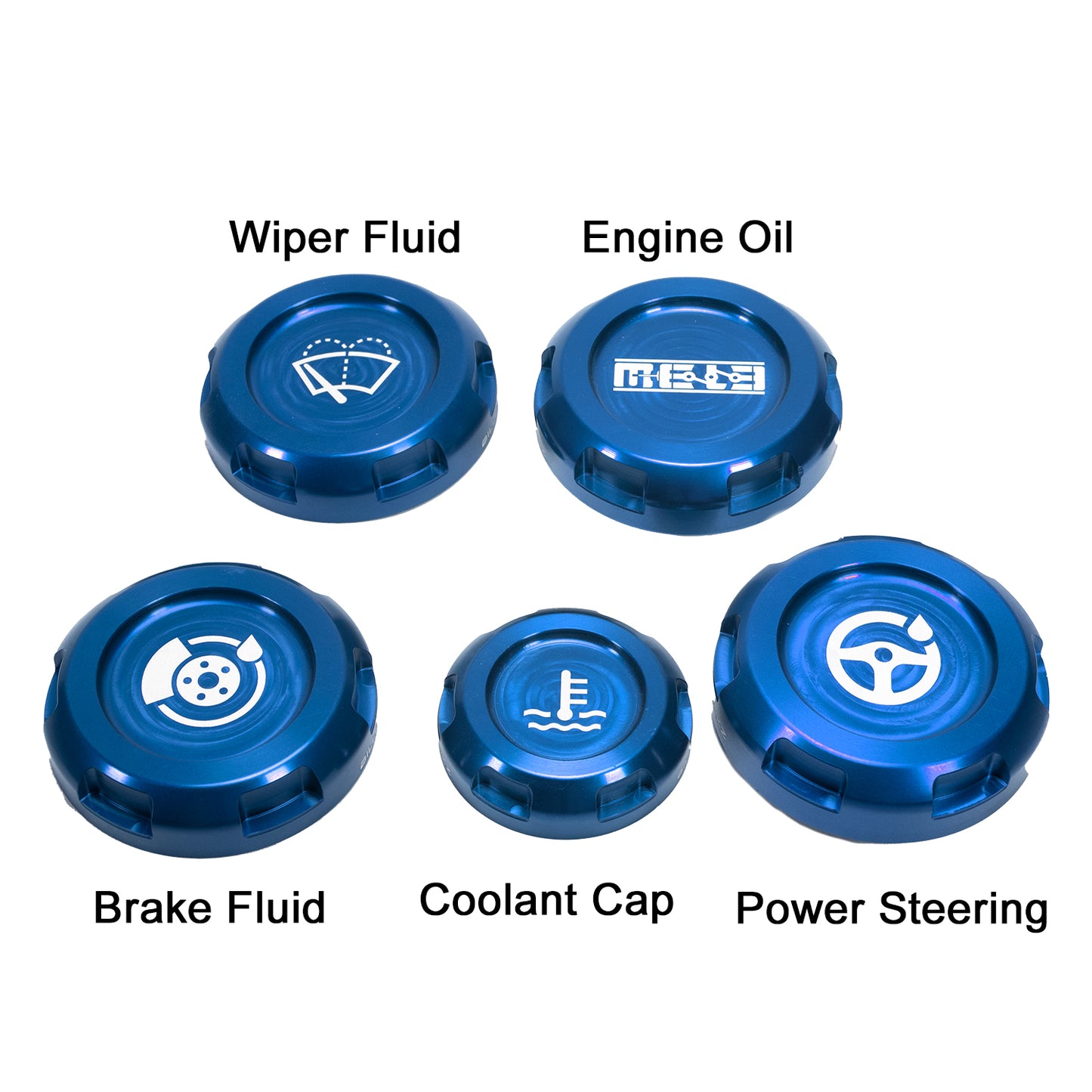 MeLe x Billetworkz Subaru Engine Bay Cap Set For 2015+ WRX And 2015-2021 STI
