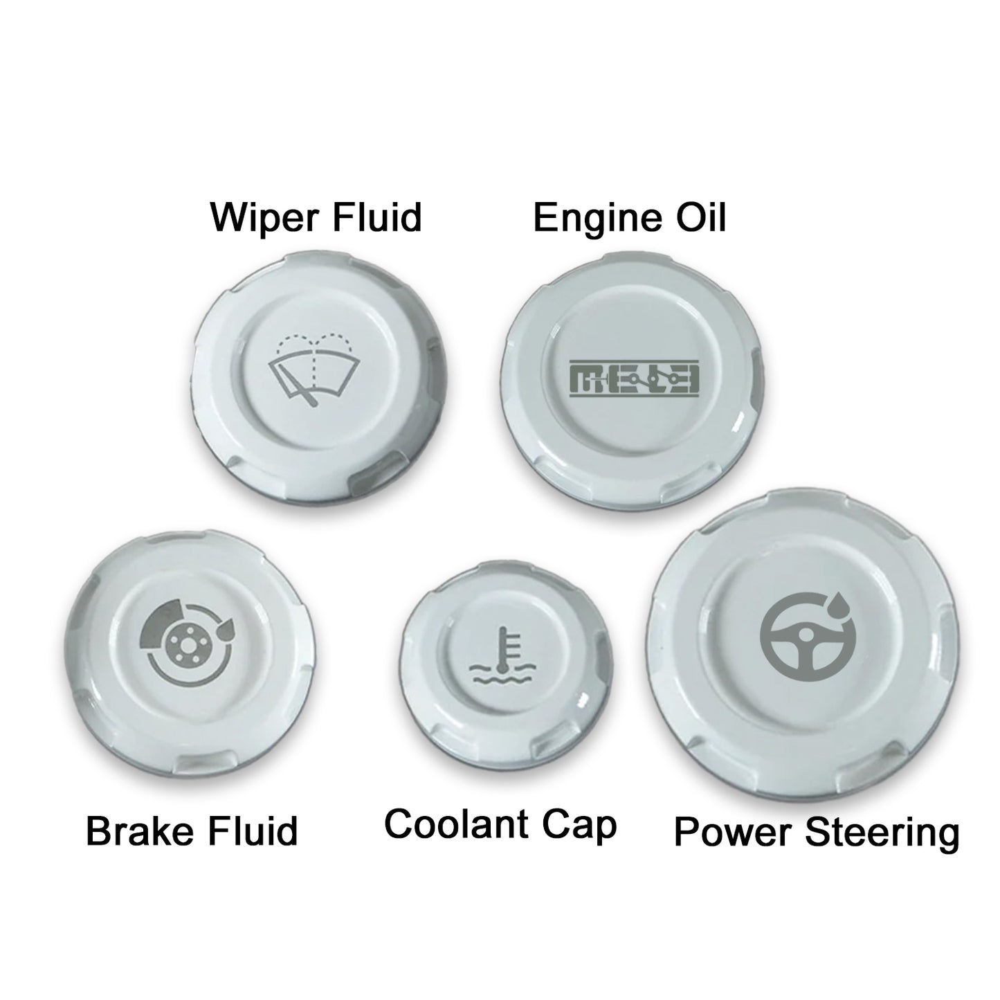 MeLe x Billetworkz Subaru Engine Bay Cap Set For 2015+ WRX And 2015-2021 STI