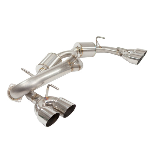 Nameless Performance Axleback Exhaust, 2011-2014 WRX / 2008-2014 STi Hatchback - 5" Muffler - 3.5" Single Wall Tips