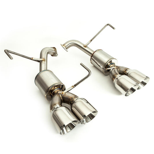 Nameless Performance Axleback Exhaust - 2015-2021 WRX / 2015-2018 STi - 5" Muffler - 4" Double Wall Tips