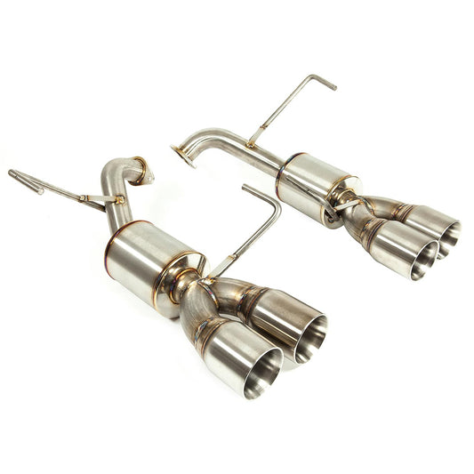 Nameless Performance Axleback Exhaust - 2022+ Subaru WRX - 5" Muffler - 4" Double Wall Tips