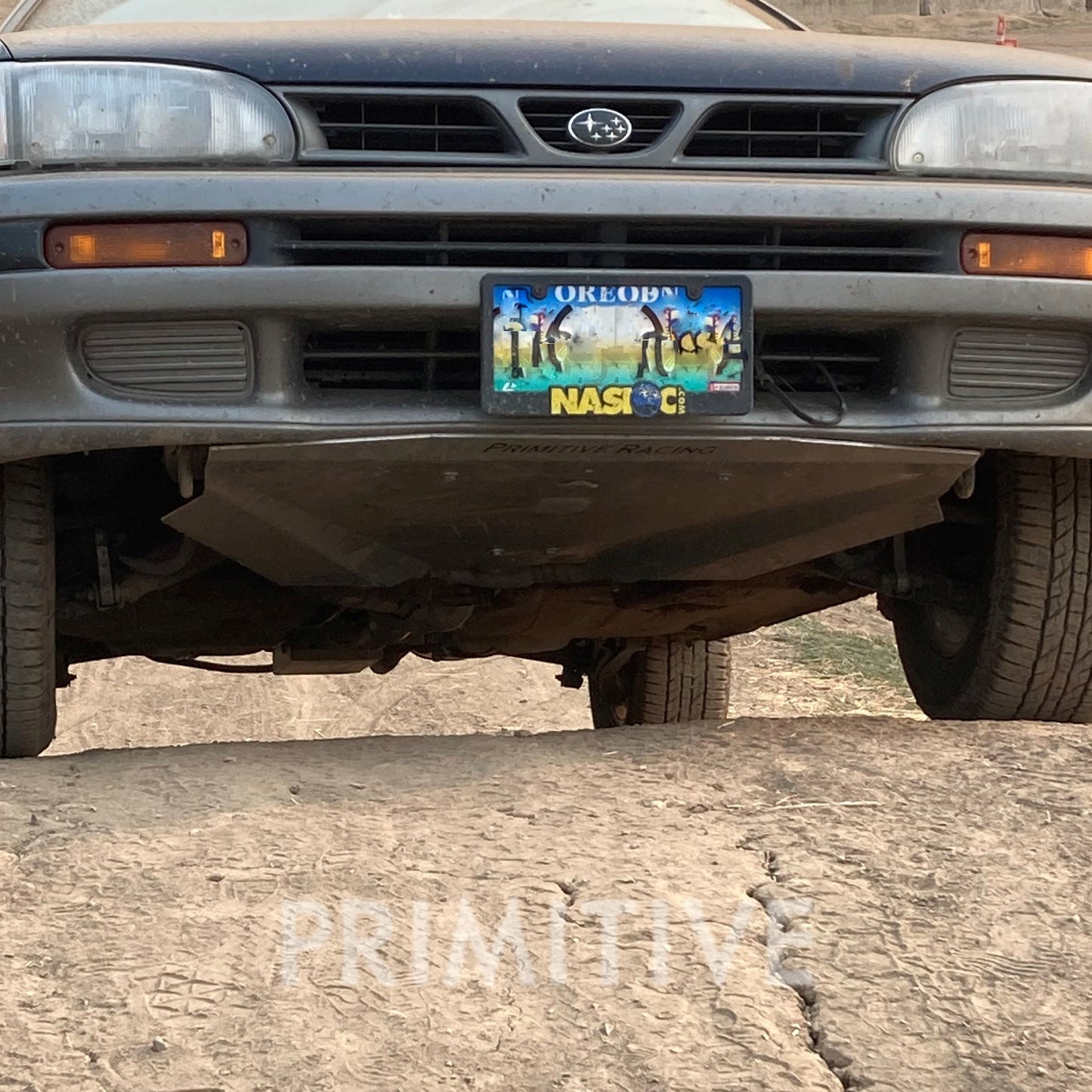 alternate view of GC Impreza with Primitive front skid plate