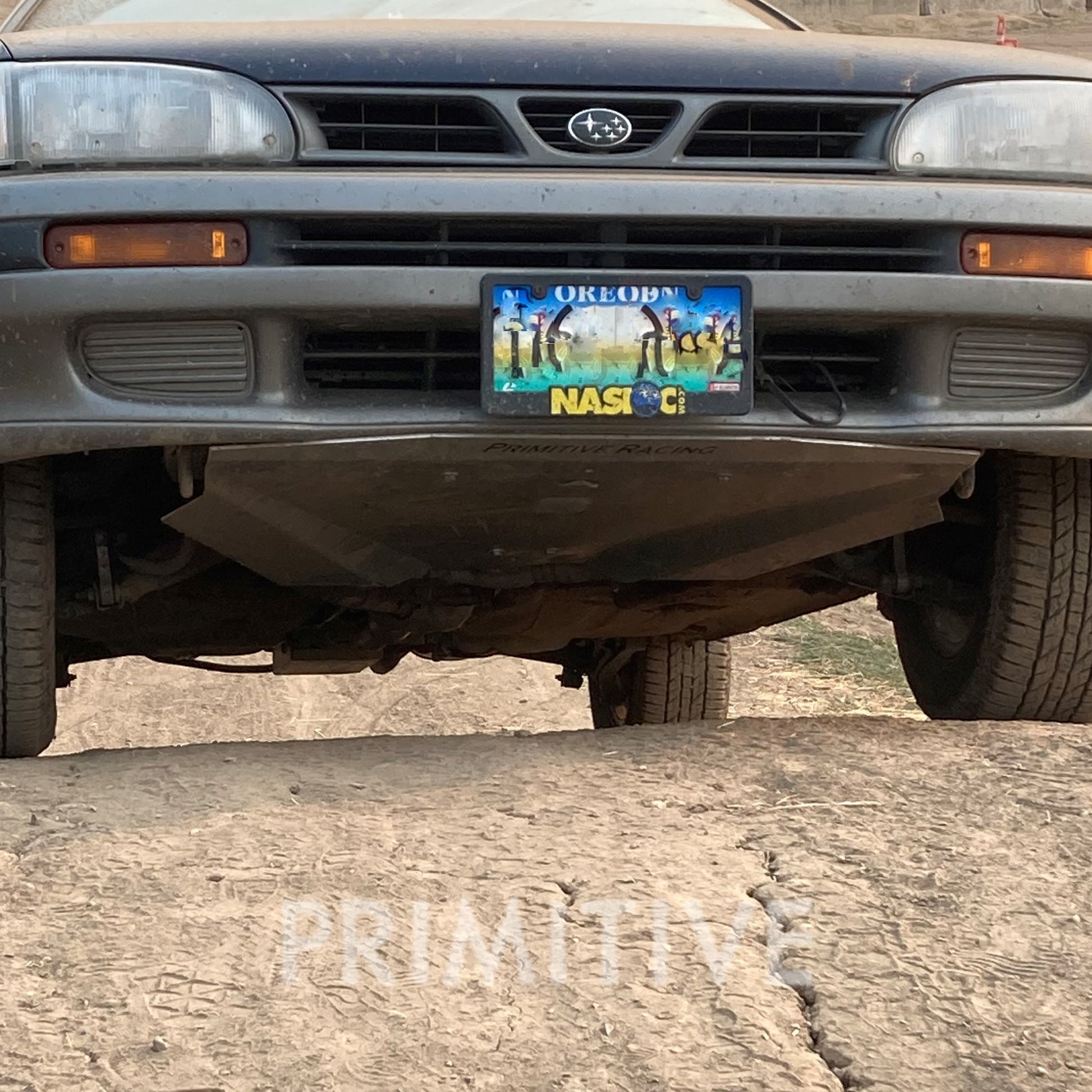alternate view of GC Impreza with Primitive front skid plate
