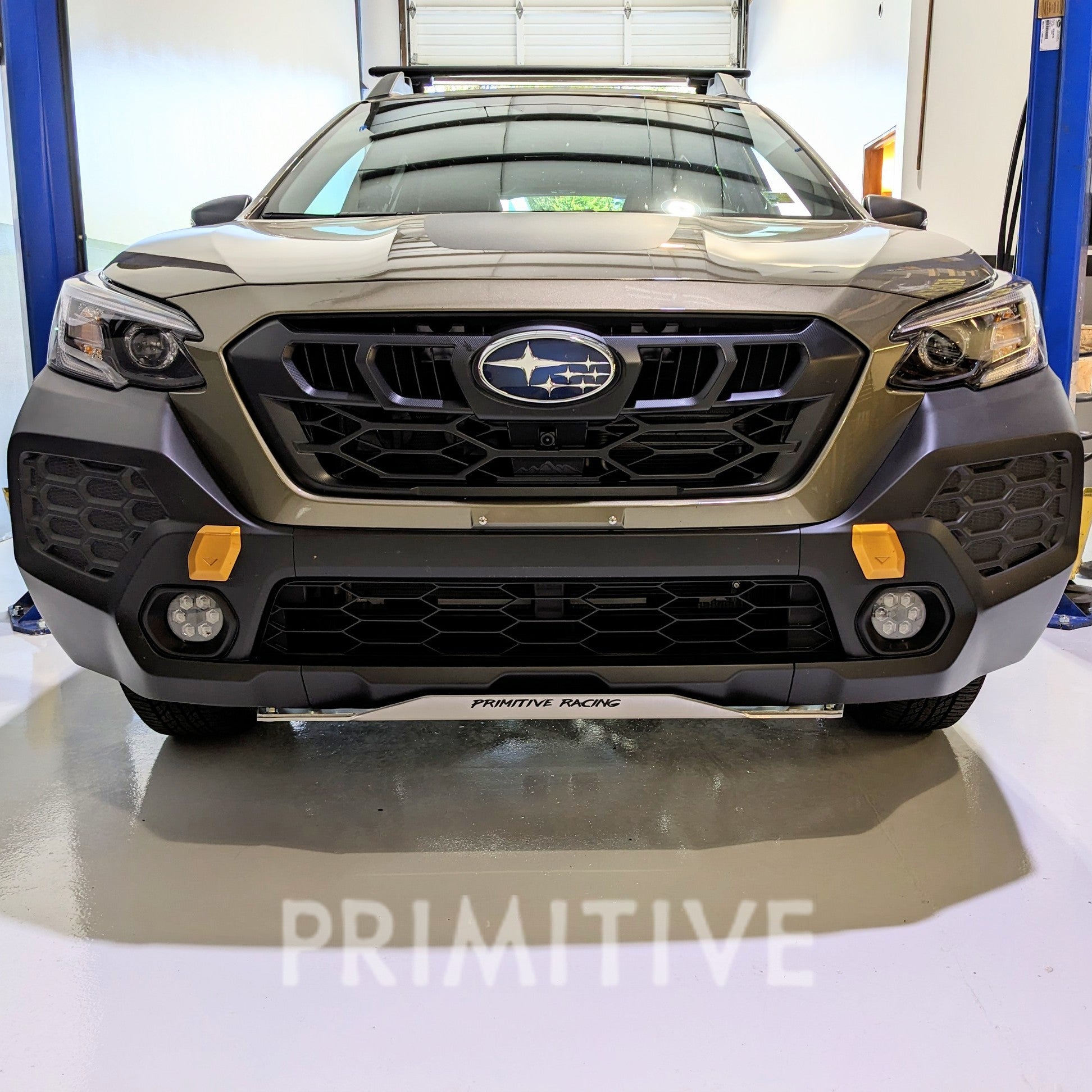 front lip primitive racing front skid plate 24 outback wilderness
