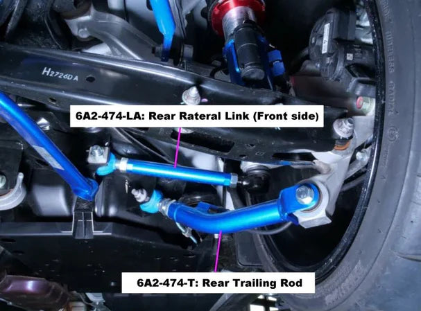 Cusco Adjustable Rear Trailing Arm 2022 - 2024 WRX - 6A2 - 474 - T - Subimods.com Cusco Adjustable Rear Lateral Link 2022-2024 WRX