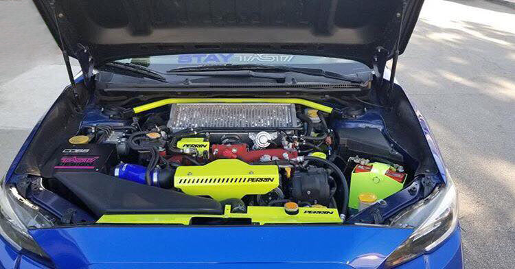 2015+ Subaru WRX/STI 600 Series Battery Mount Installed Mele Design Firm