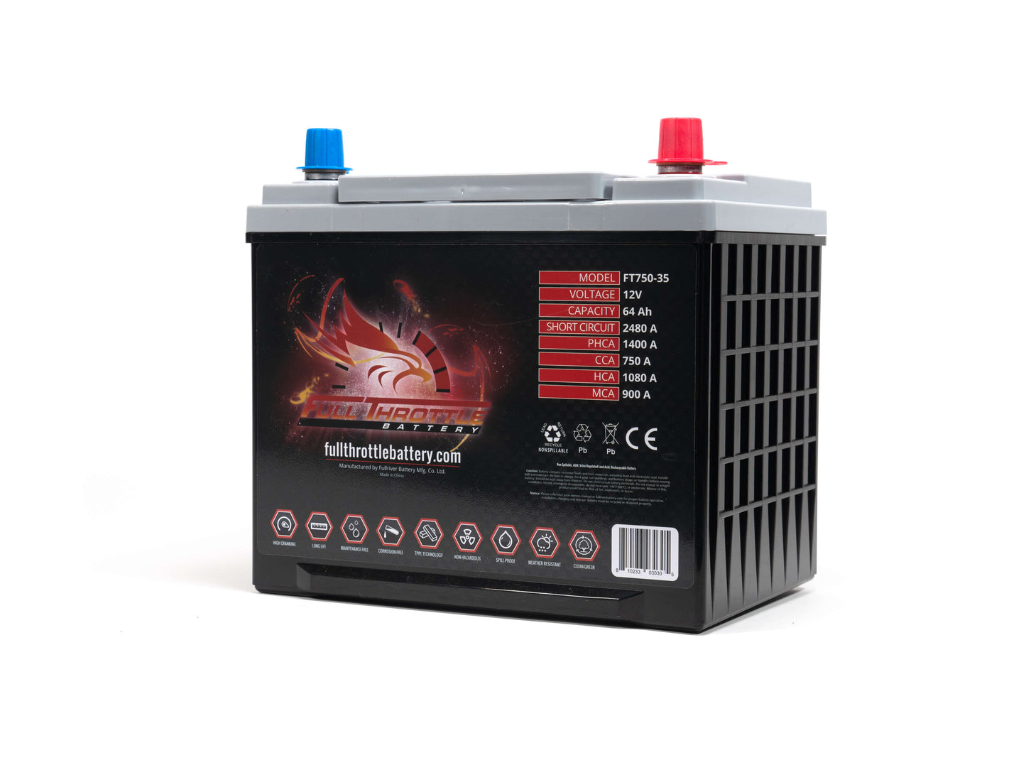 side profile full throttle ft750 agm battery