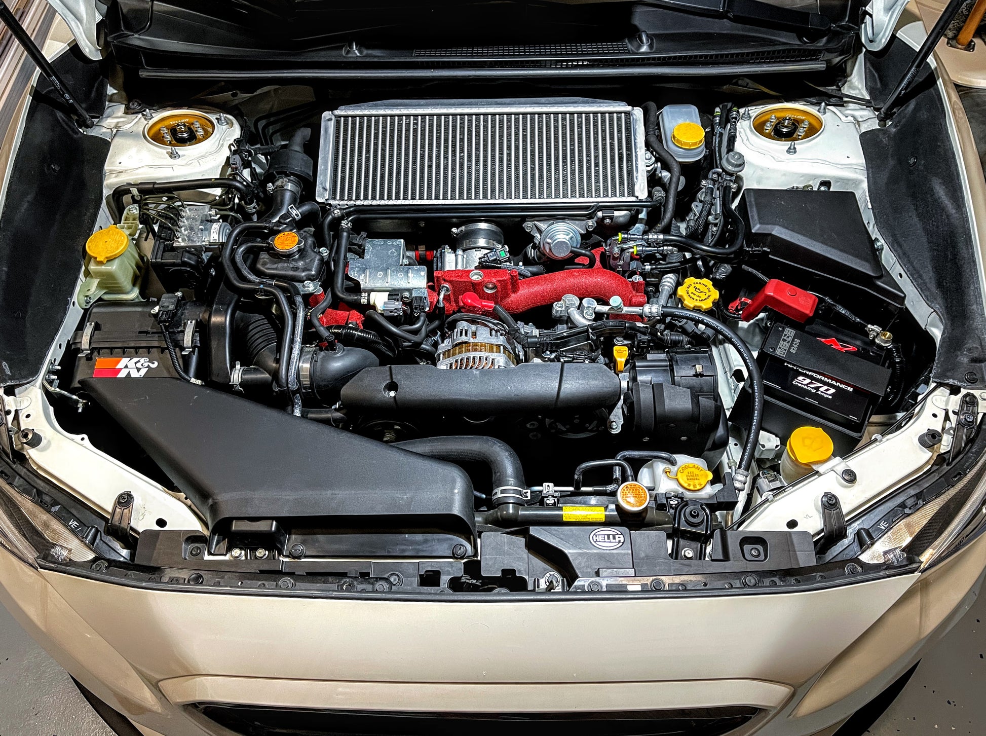 2015+ Subaru WRX/STI 900 Series Battery Mount Installed Mele Design Firm
