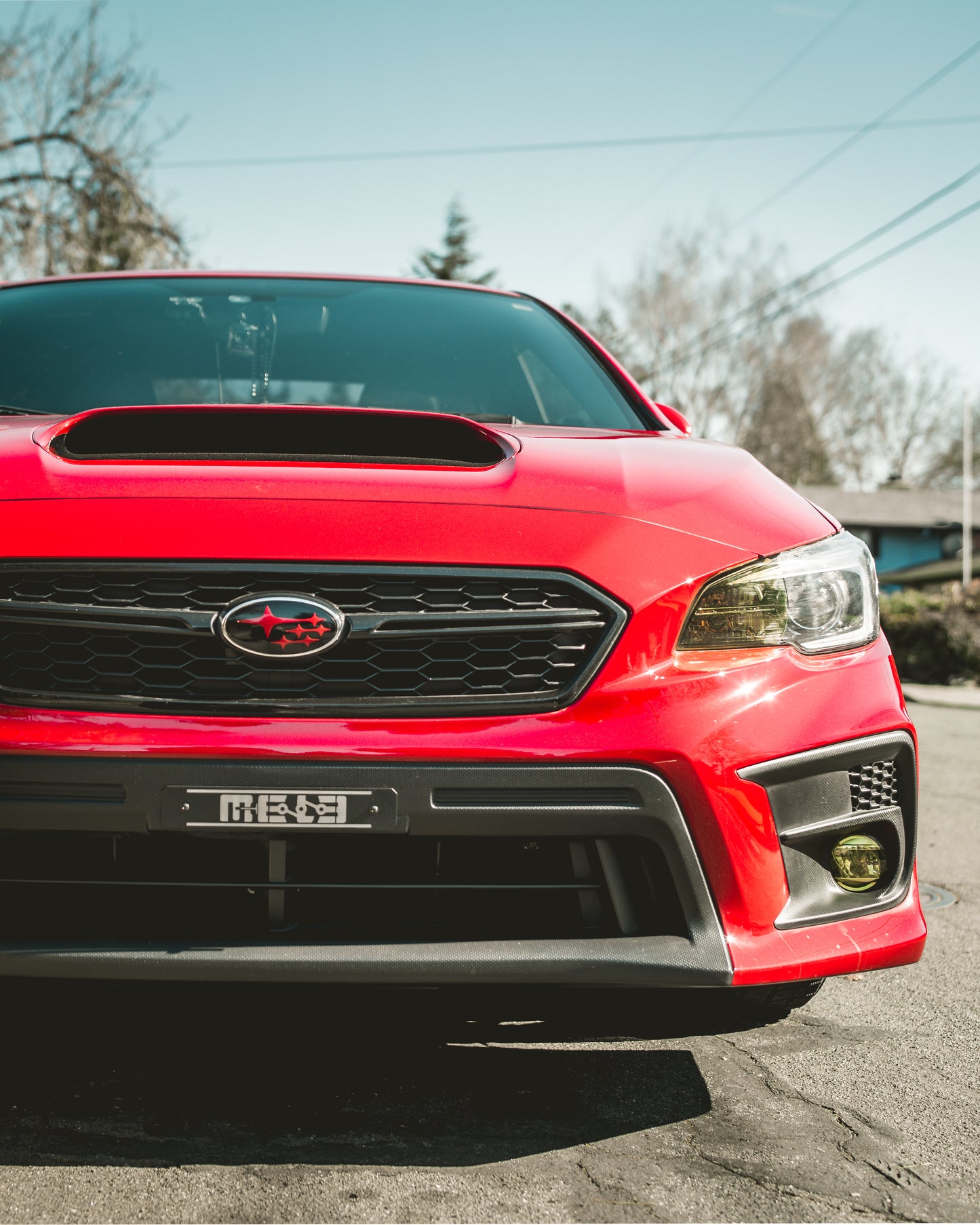 Subaru MeLe Plate Delete Installed Mele Design Firm