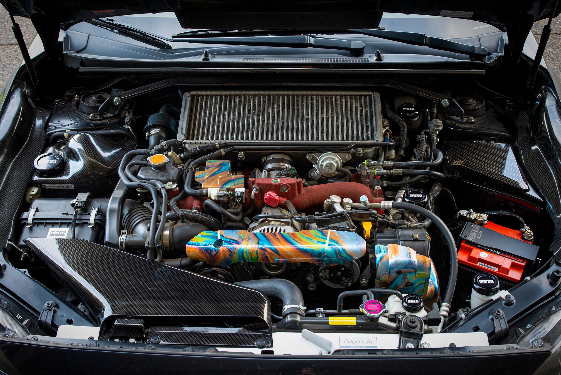 2015+ Subaru WRX/STI 900 Series Battery Mount Installed Mele Design Firm