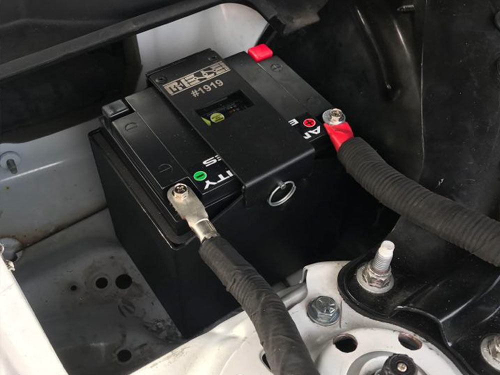 MeLe ATX30 Rally Spec Battery Mount Installed Mele Design Firm