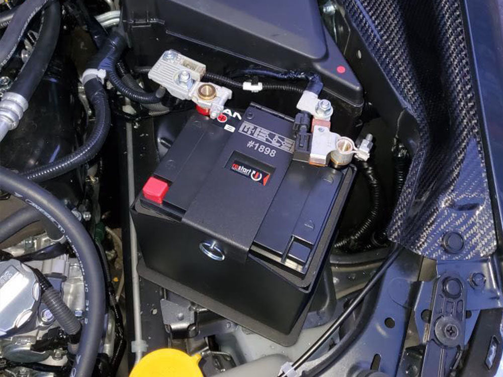 MeLe ATX30 Rally Spec Battery Mount Installed Mele Design Firm