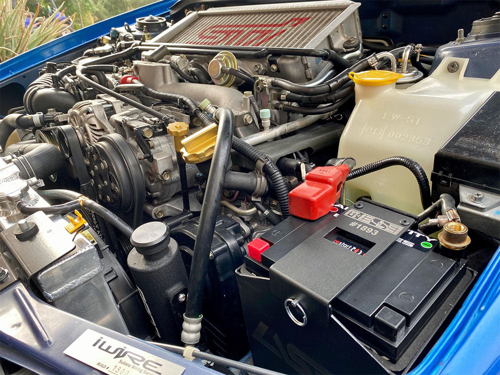 MeLe ATX30 Rally Spec Battery Mount Installed Mele Design Firm