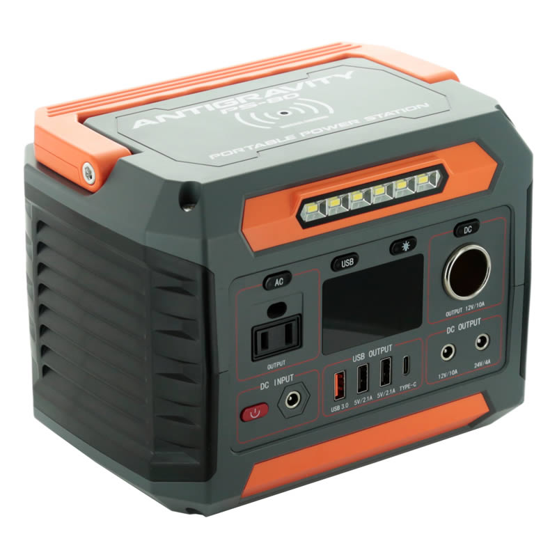 sideview of the PS 80 power station