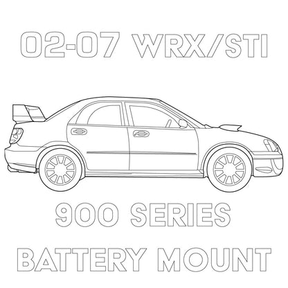 2002-2007 WRX/STI 900 Series Battery Mount
