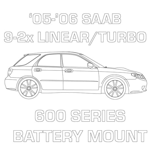 2005-2006 Saab 9-2x Linear / Aero Turbo Battery Mount
