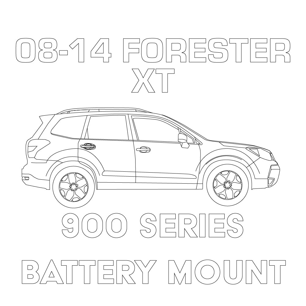 2008-2014 Subaru Forester XT 900 Series Battery Mount