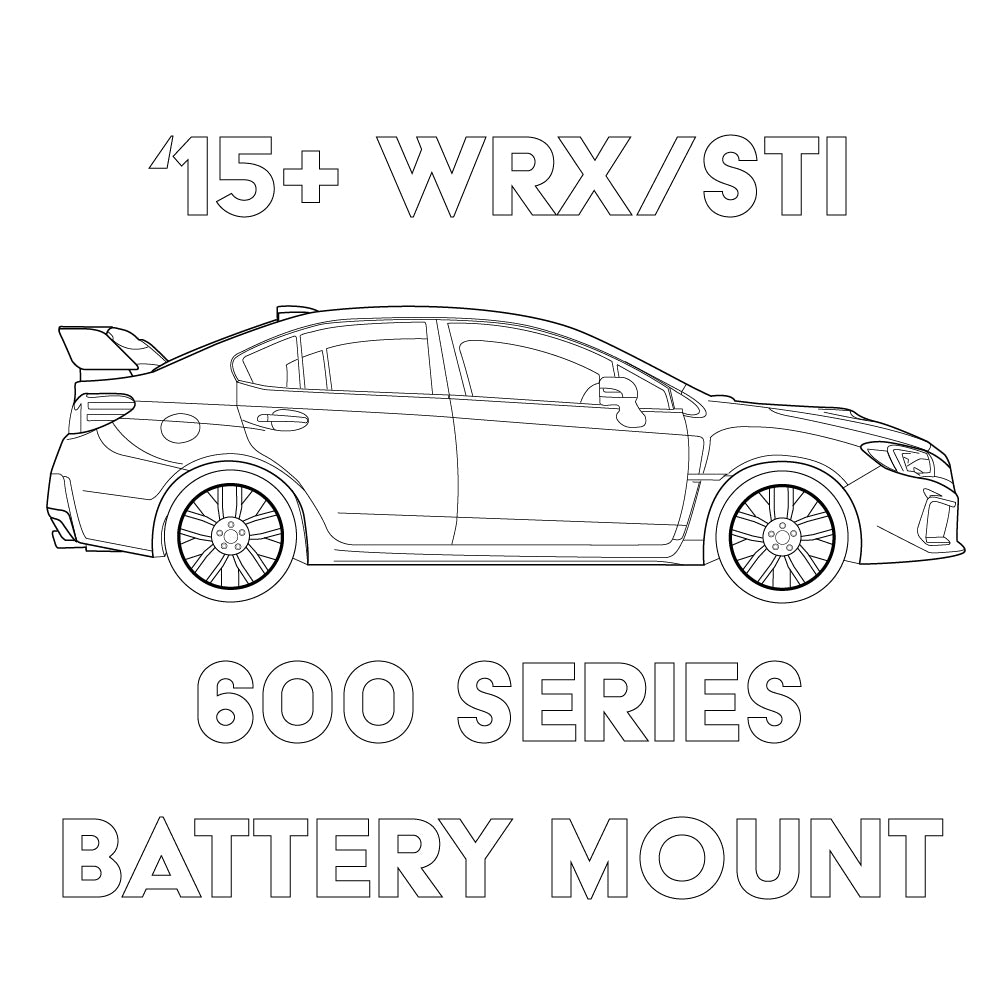 2015-2021 Subaru WRX/STI 600 Series Battery Mount