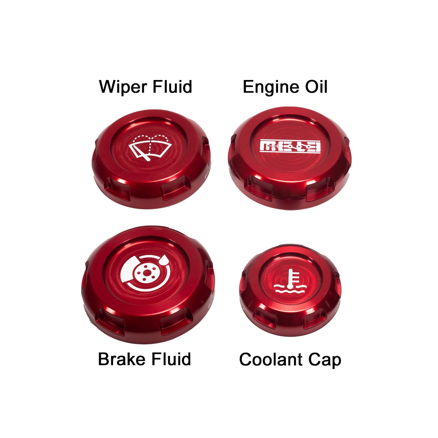 MeLe x Billetworkz Subaru Engine Bay Cap Set For 2015+ Outback