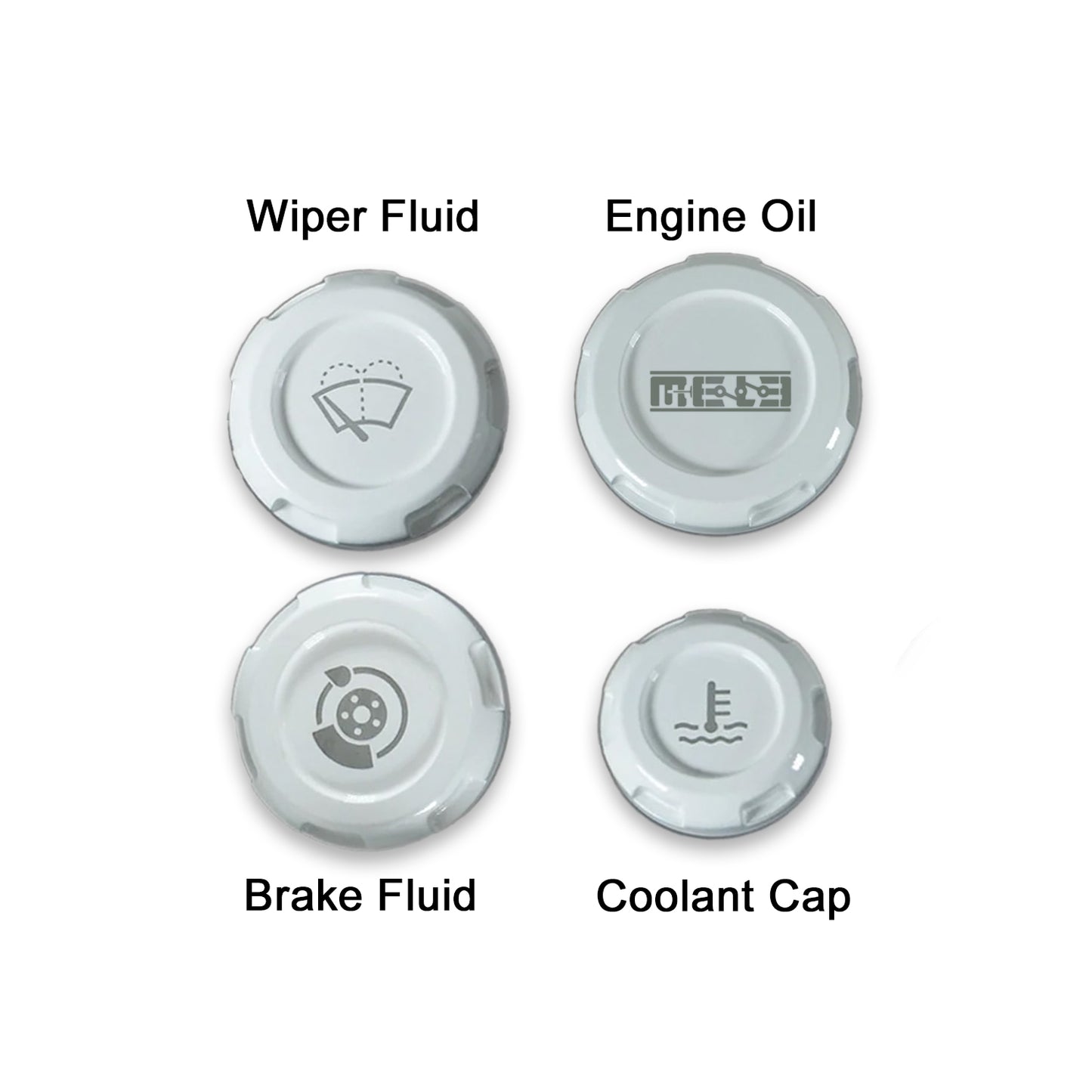 MeLe x Billetworkz Subaru Engine Bay Cap Set For 2013-2020 Crosstrek XV