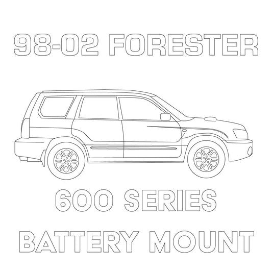 1998-2002 Subaru Forester 600 Series Battery Mount