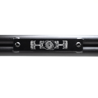 flat four lasered name plate 