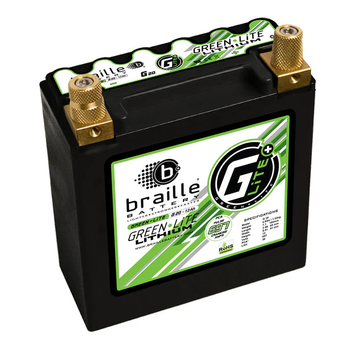 Braille G20S lithium battery 