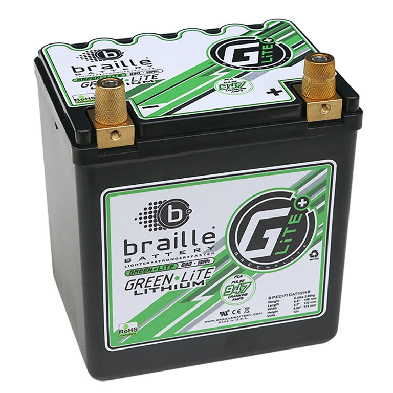 Braille G30 Lithium Green-Lite Motorsports 12V Battery
