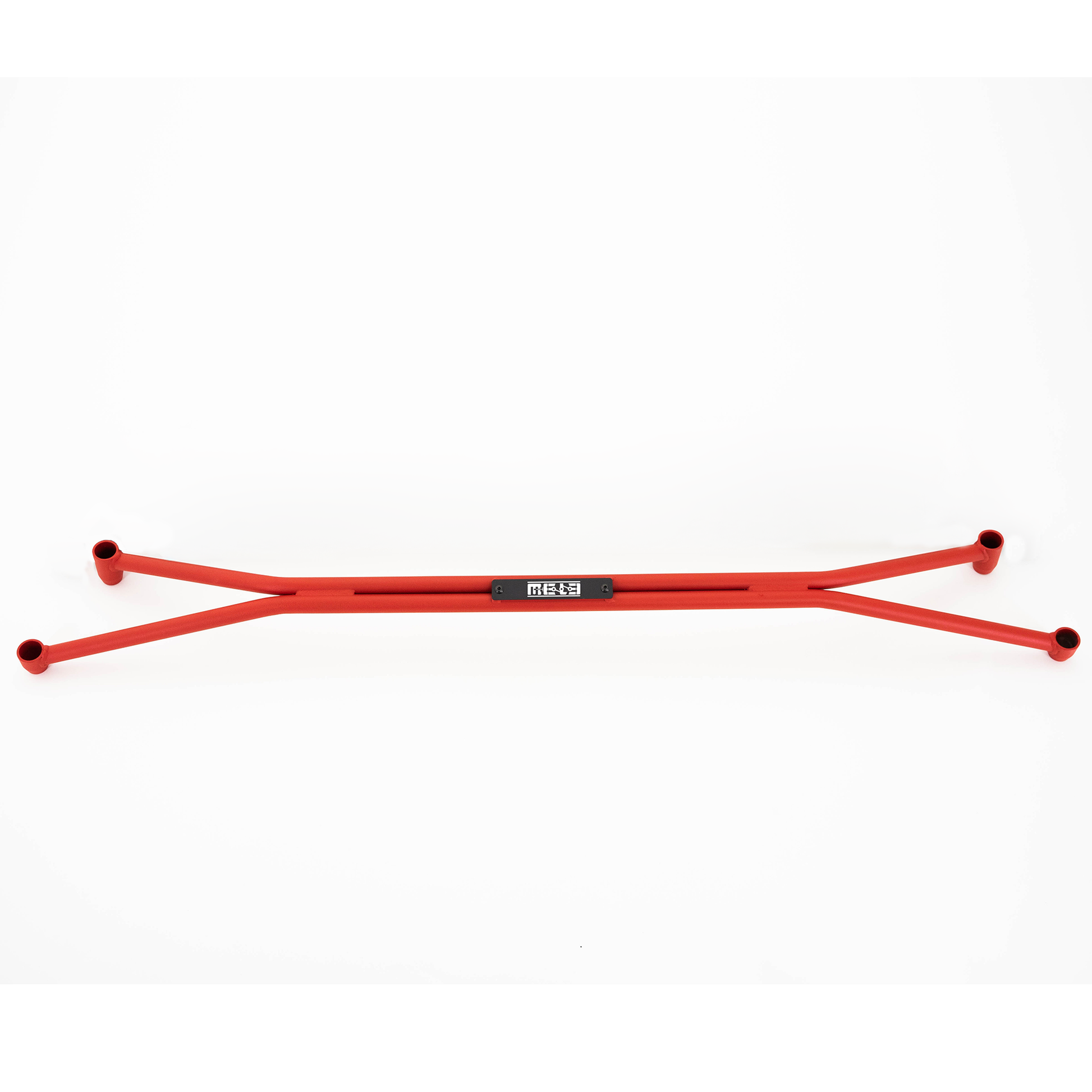 MeLe Edition rear strut brace in texture red for various Subarus