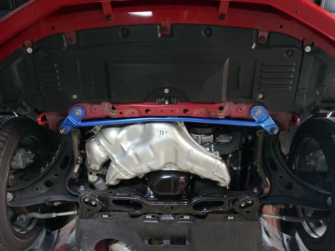 Cusco Front Lower Arm Bar Style Power Brace 2013-2024 BRZ / 2013-2016 FRS / 2017-2021 GT86 / 2022-2024 GR86 - 965-492-FP - Subimods.com Cusco Front Lower Arm Bar Style Power Brace 13-24 BRZ / 13-16 FRS / 17-21 GT86 / 22-24 GR86