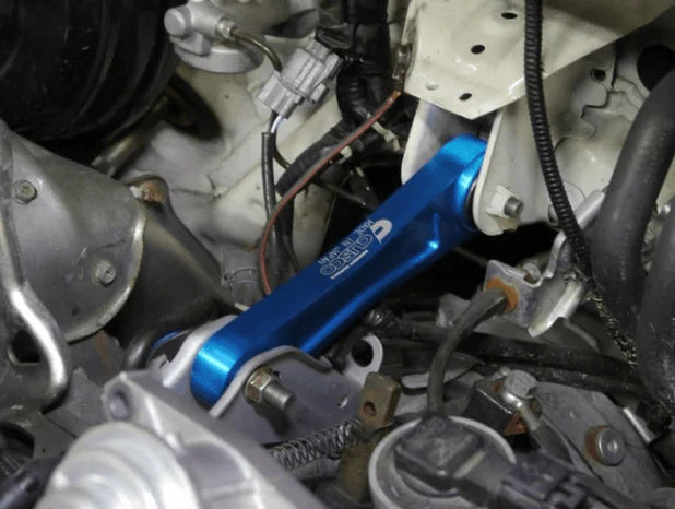 Cusco Pitch Stop Mount Blue 2002-2024 WRX / STI / Legacy GT / Forester XT
