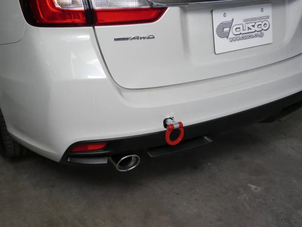 Cusco Rear Tow Hook Red 2015-2024 WRX / 2011-2021 STI Sedan / 2013-2021 BRZ