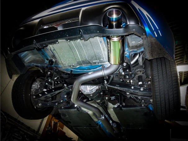 HKS Hi-Power Single Exit Racing Catback w/ Burnt tip 13-24 BRZ / 13-16 FRS / 17-21 GT86 / 22-24 GR86
