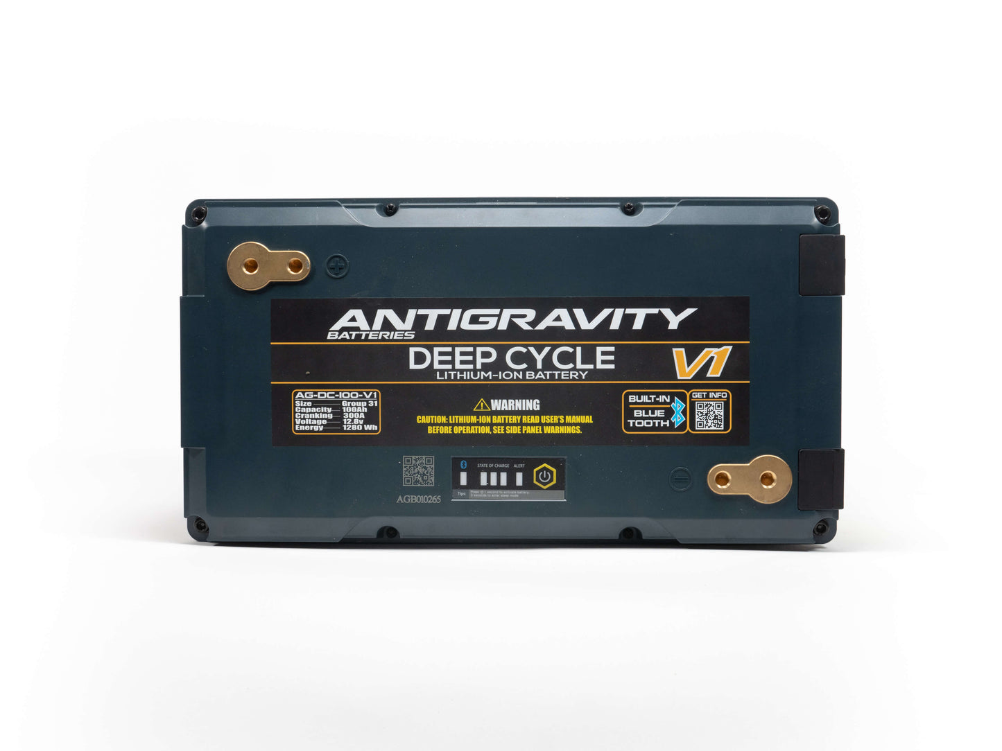 top view antigravity dc 100 v1 lithium deep cycle battery