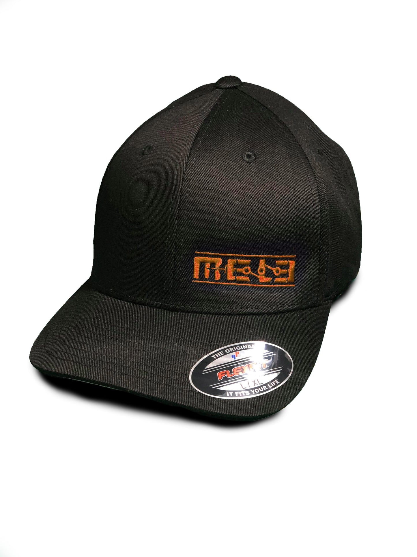 MeLe Flex Fit Hat Orange Mele Design Firm