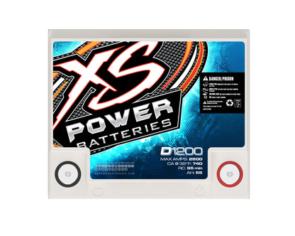 XS Power D1200 Battery With Terminals Top Mele Design Firm