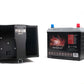 top view Group 35 battery mount with FT 750 - 35 battery