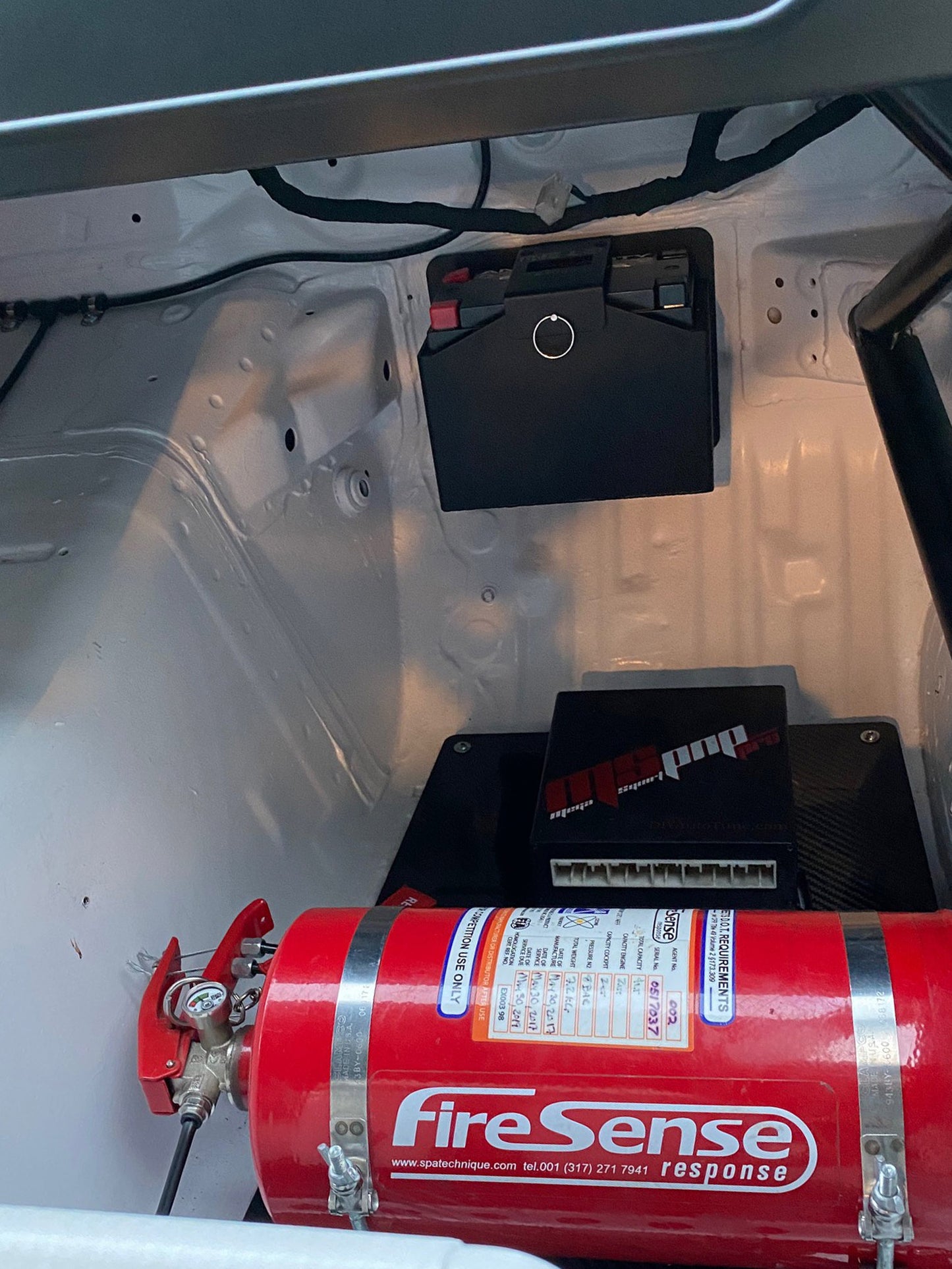 MeLe ATX20 Rally Spec Battery Mount Installed Mele Design Firm