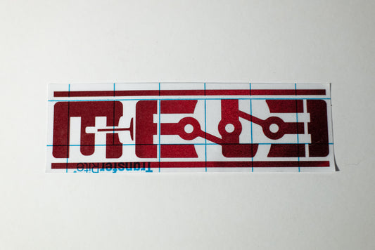 MeLe 6 in. Vinyl Cut Sticker - Red Mele Design Firm